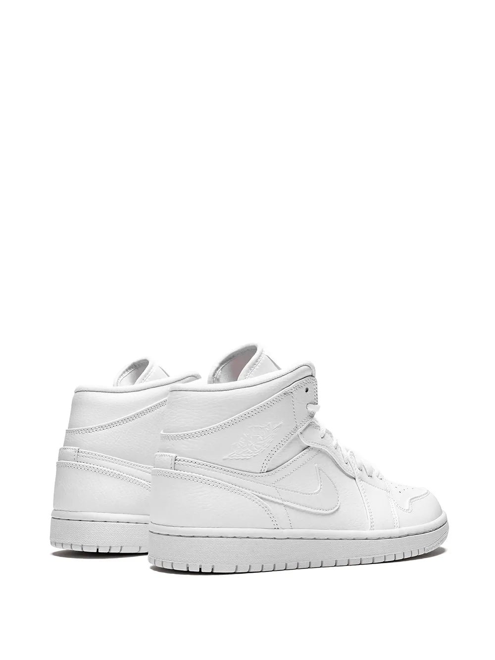 Air Jordan 1 Mid Triple White Sneakers