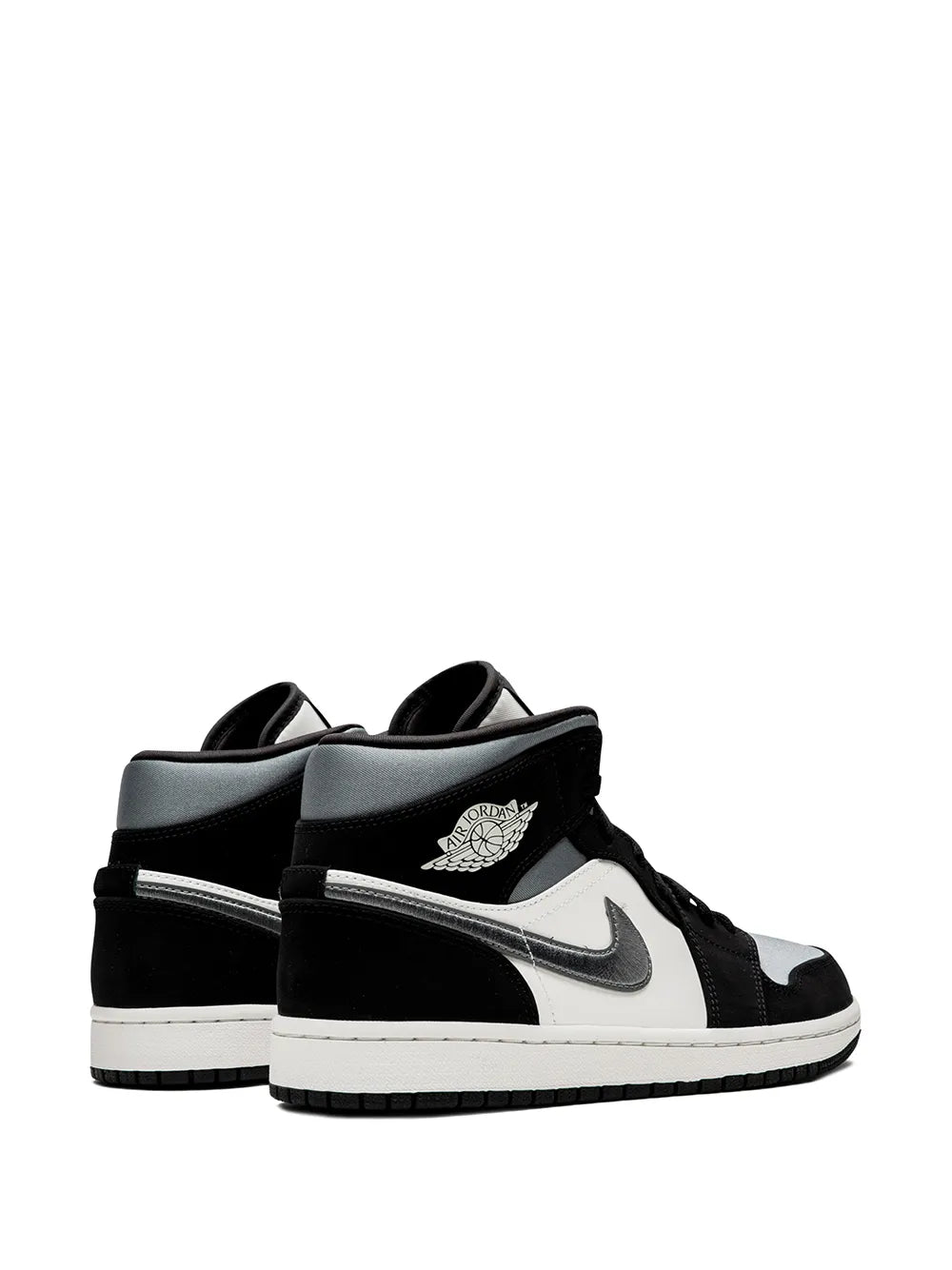 Air Jordan 1 Mid Se Satin Grey Sneakers