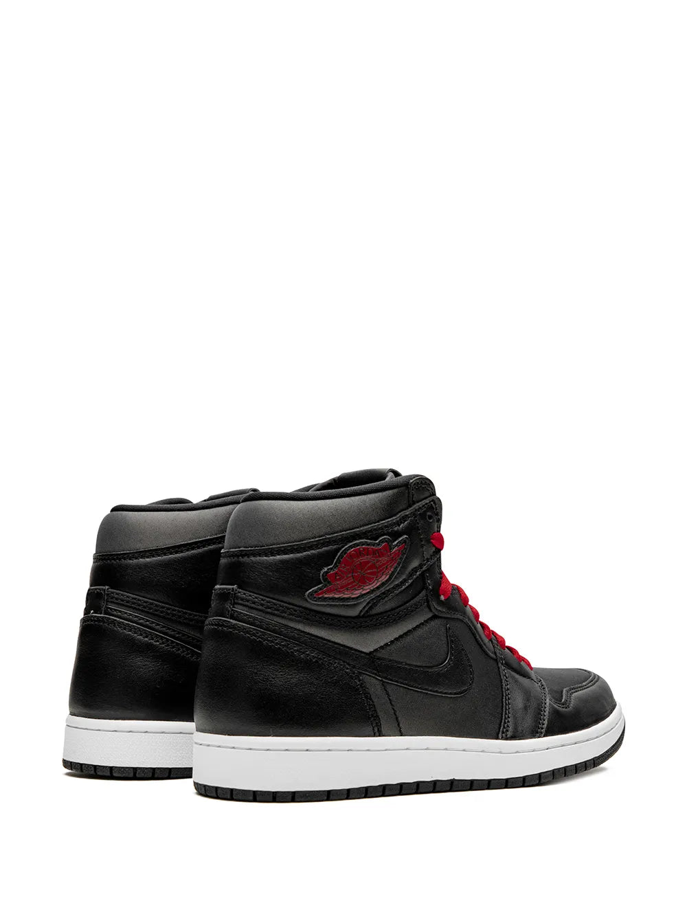 Air Jordan 1 Retro High Og Black Satin/Gym Red Sneakers