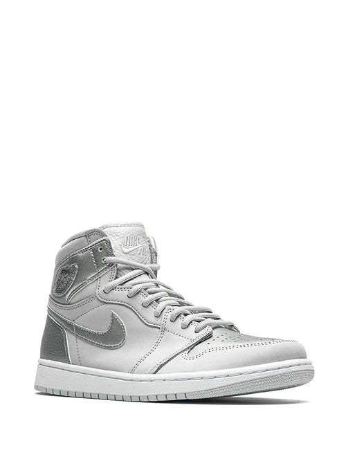 Air Jordan 1 Retro High Co.Jp Metallic Silver Sneakers