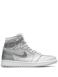Air Jordan 1 Retro High Co.Jp Metallic Silver Sneakers