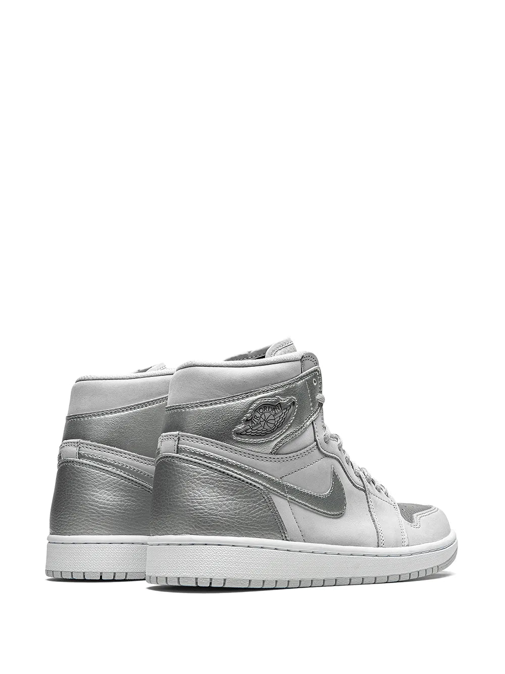Air Jordan 1 Retro High Co.Jp Metallic Silver Sneakers