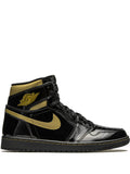 Air Jordan 1 Retro High Og Black Metallic Gold Sneakers