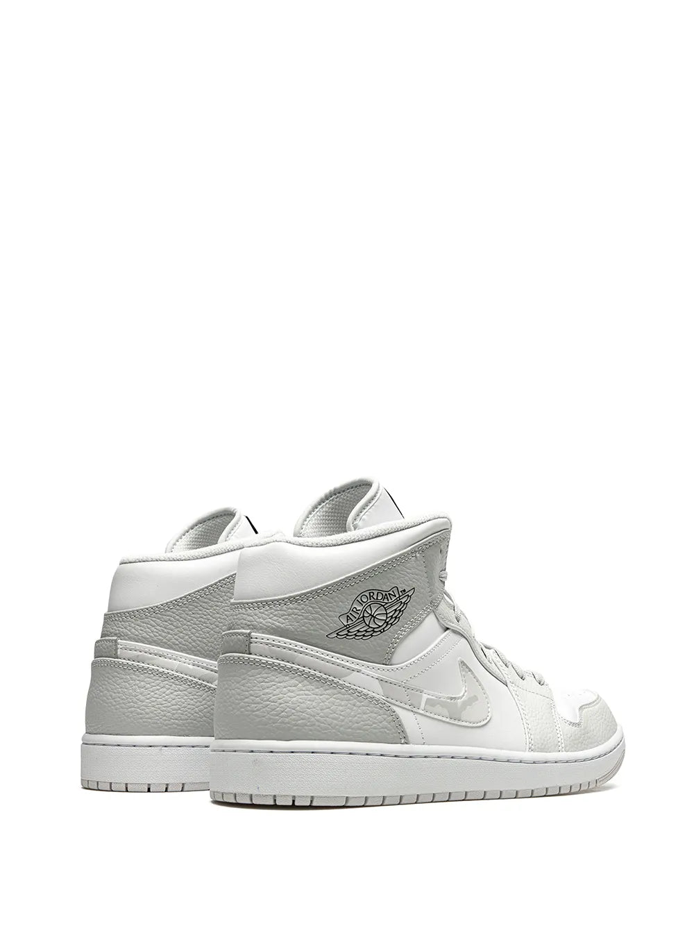 Air Jordan 1 Mid White Camo Sneakers