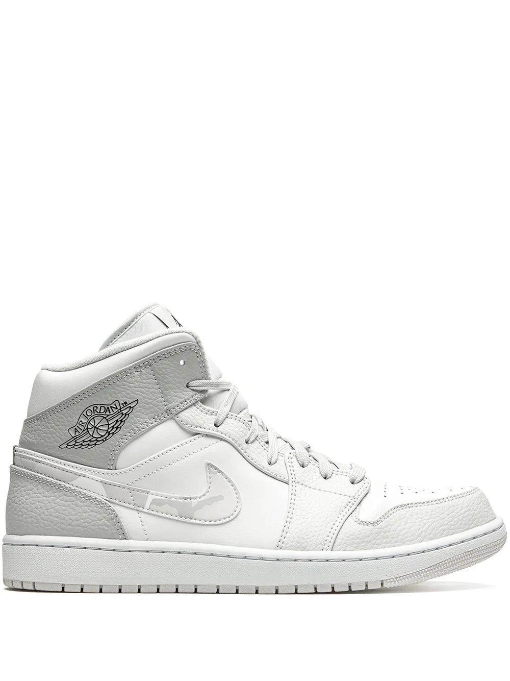 Air Jordan 1 Mid White Camo Sneakers