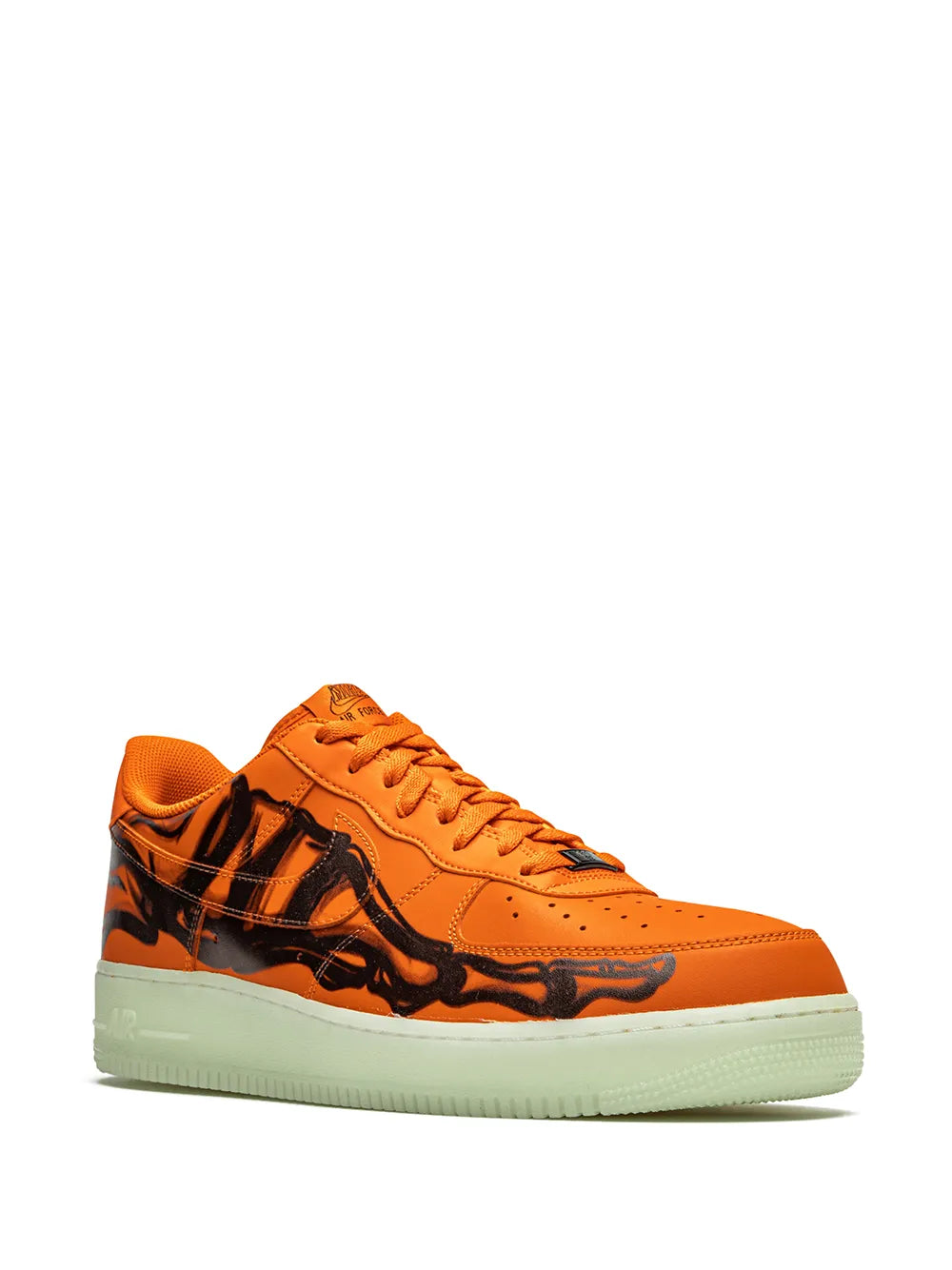 Nike Air Force 1 Low Orange Skeleton Sneakers
