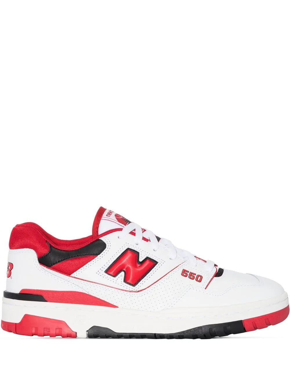 New Balance 550 White Red Sneakers