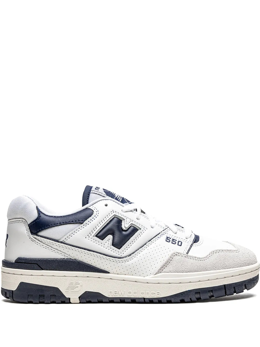 New Balance 550 White/Navy Blue Sneakers