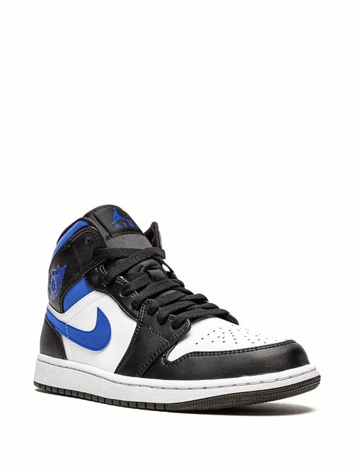 Air Jordan 1 Mid Racer Blue/Black/White Sneakers