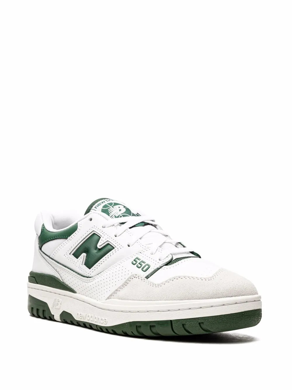New Balance 550 White/Team Forest Green Sneakers