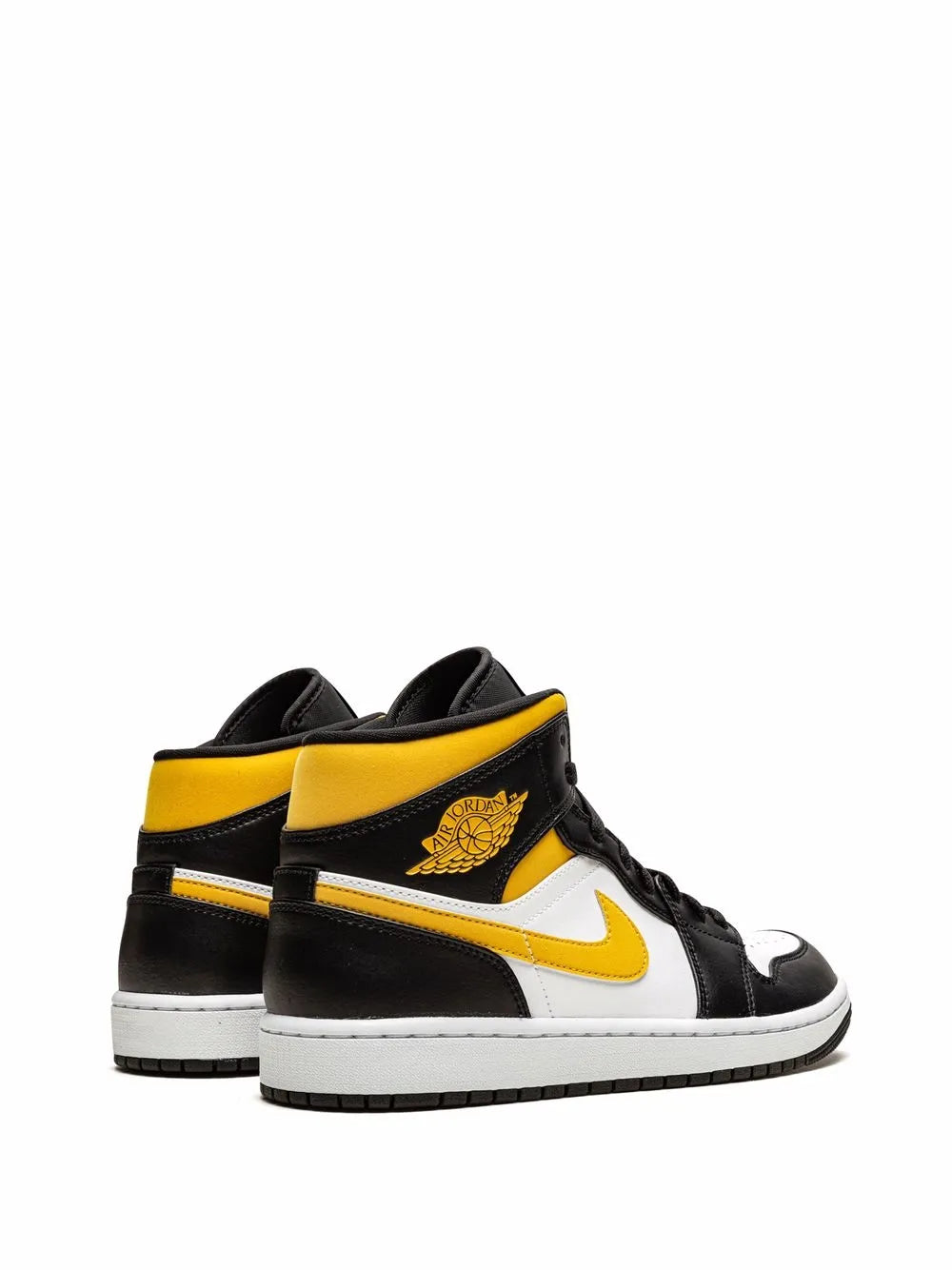 Air Jordan 1 Mid White/Pollen/Black Sneakers