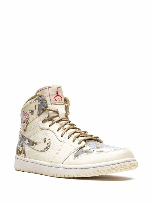 Air Jordan 1 Retro Digi-Camo Sneakers