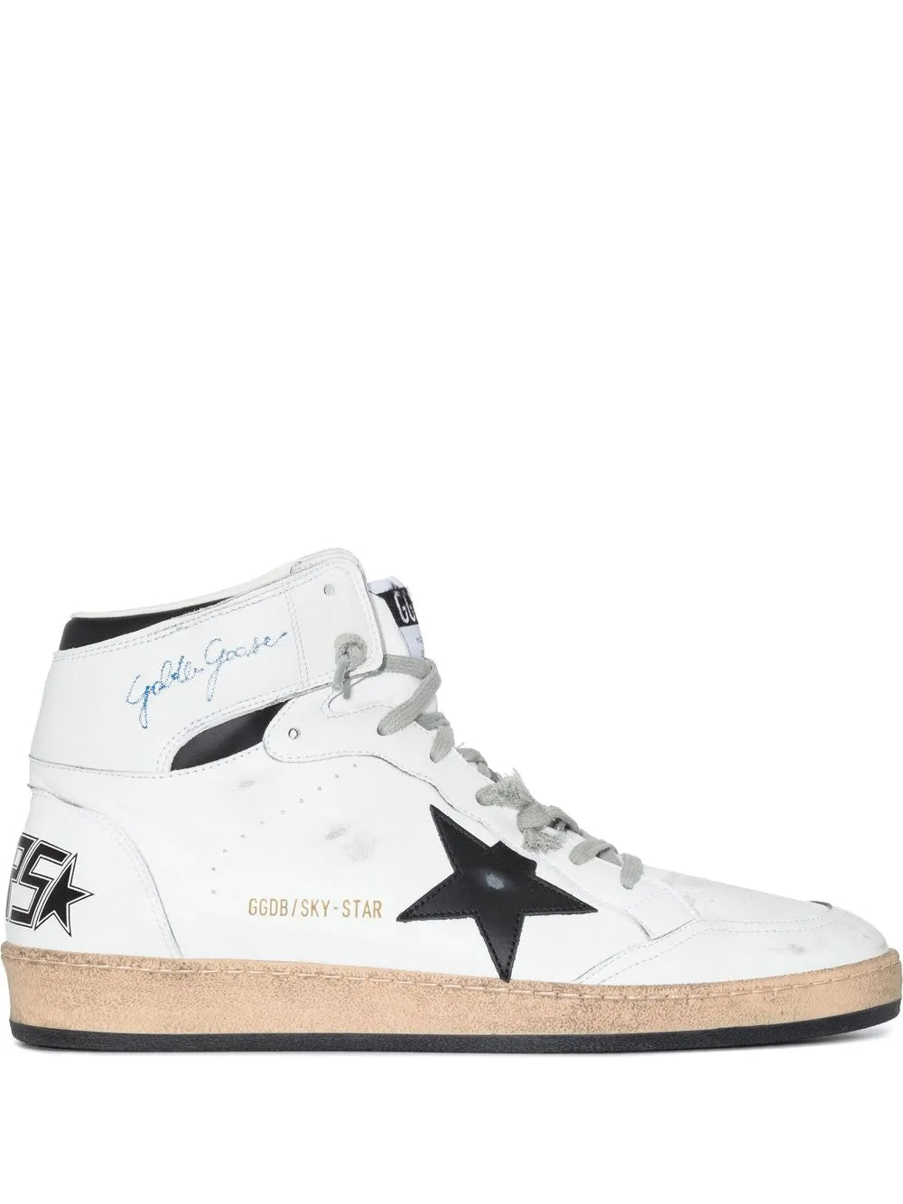 Golden Goose Star-Patch Lace-Up Sneakers