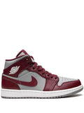 Air Jordan 1 Mid Team Red Sneakers