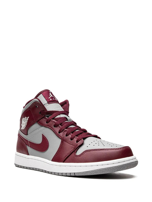 Air Jordan 1 Mid Team Red Sneakers