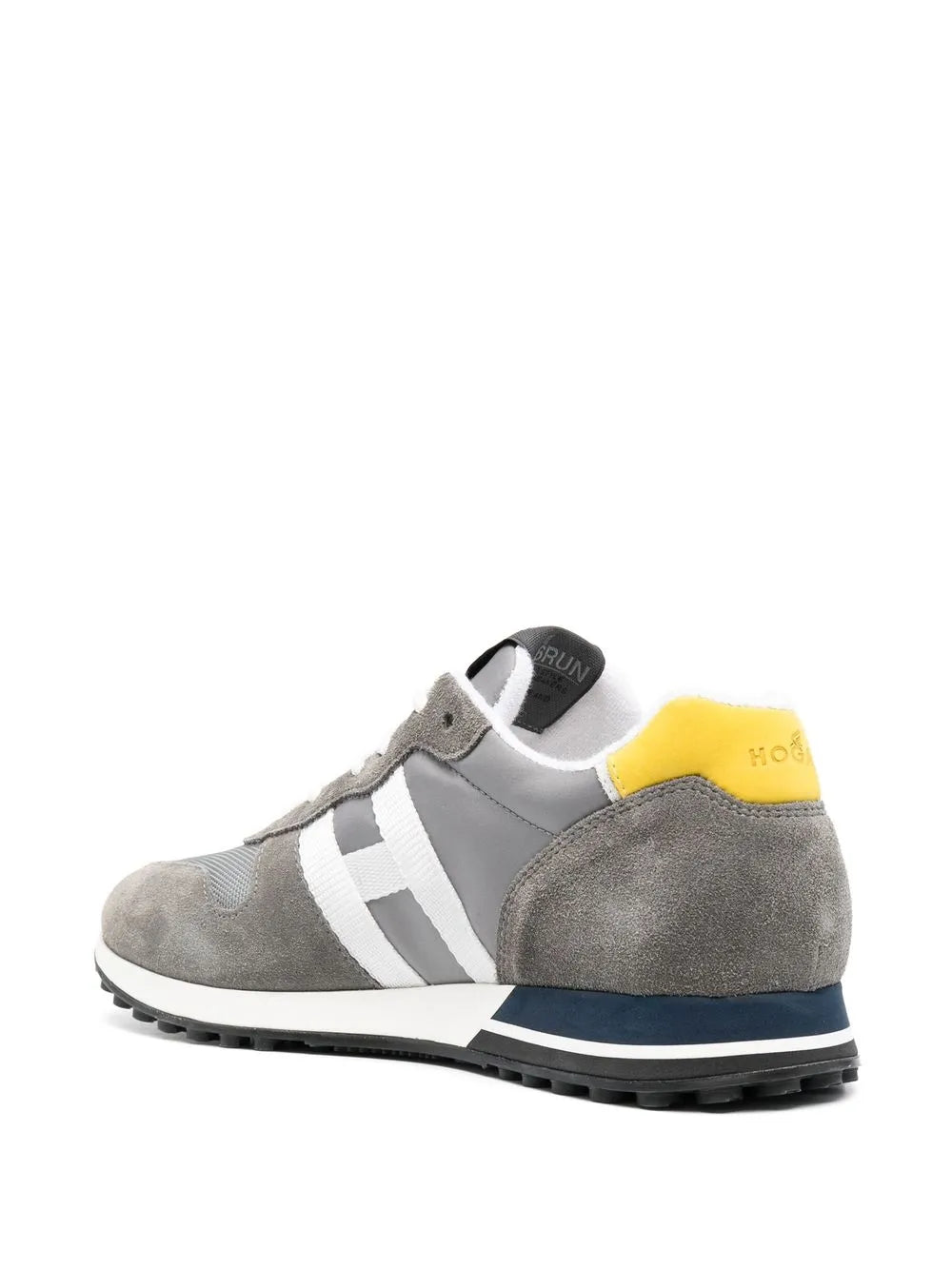 Hogan Panelled Suede Sneakers