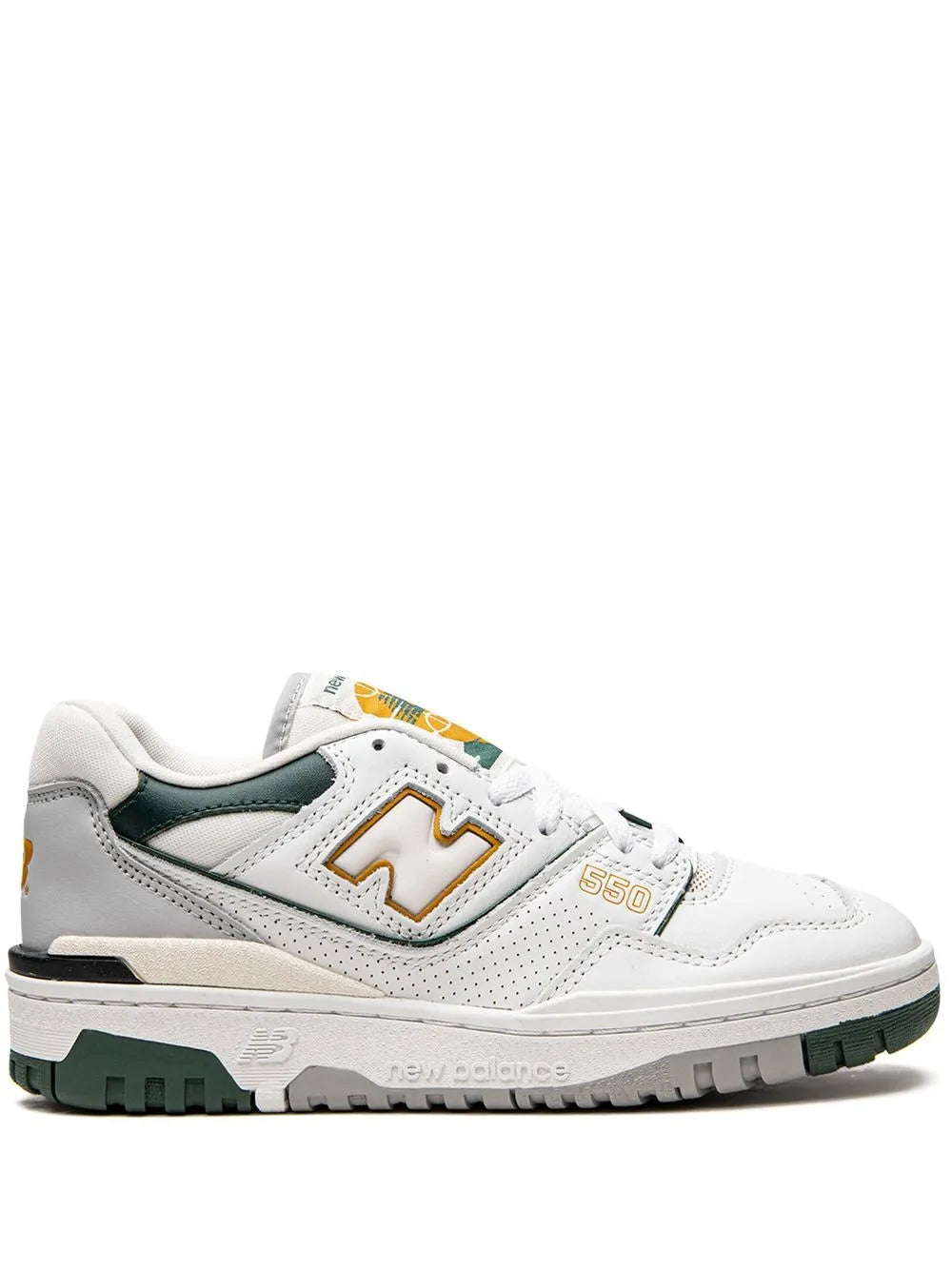 New Balance 550 White/Nightwatch Green Sneakers