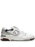 New Balance 550 White/Indigo/Burgundy Sneakers