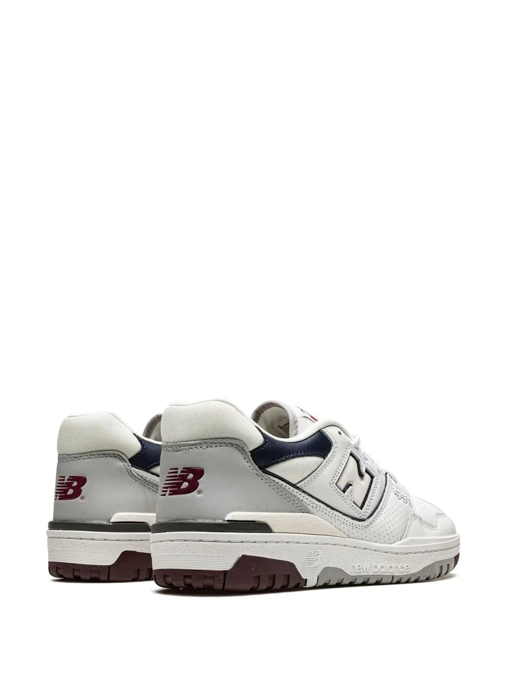New Balance 550 White/Indigo/Burgundy Sneakers