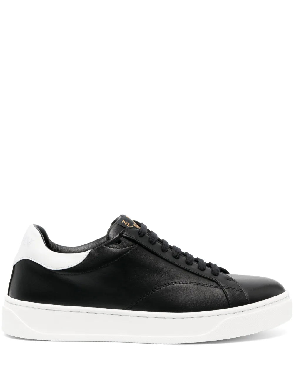 Lanvin Ddb0 Low-Top Leather Sneakers