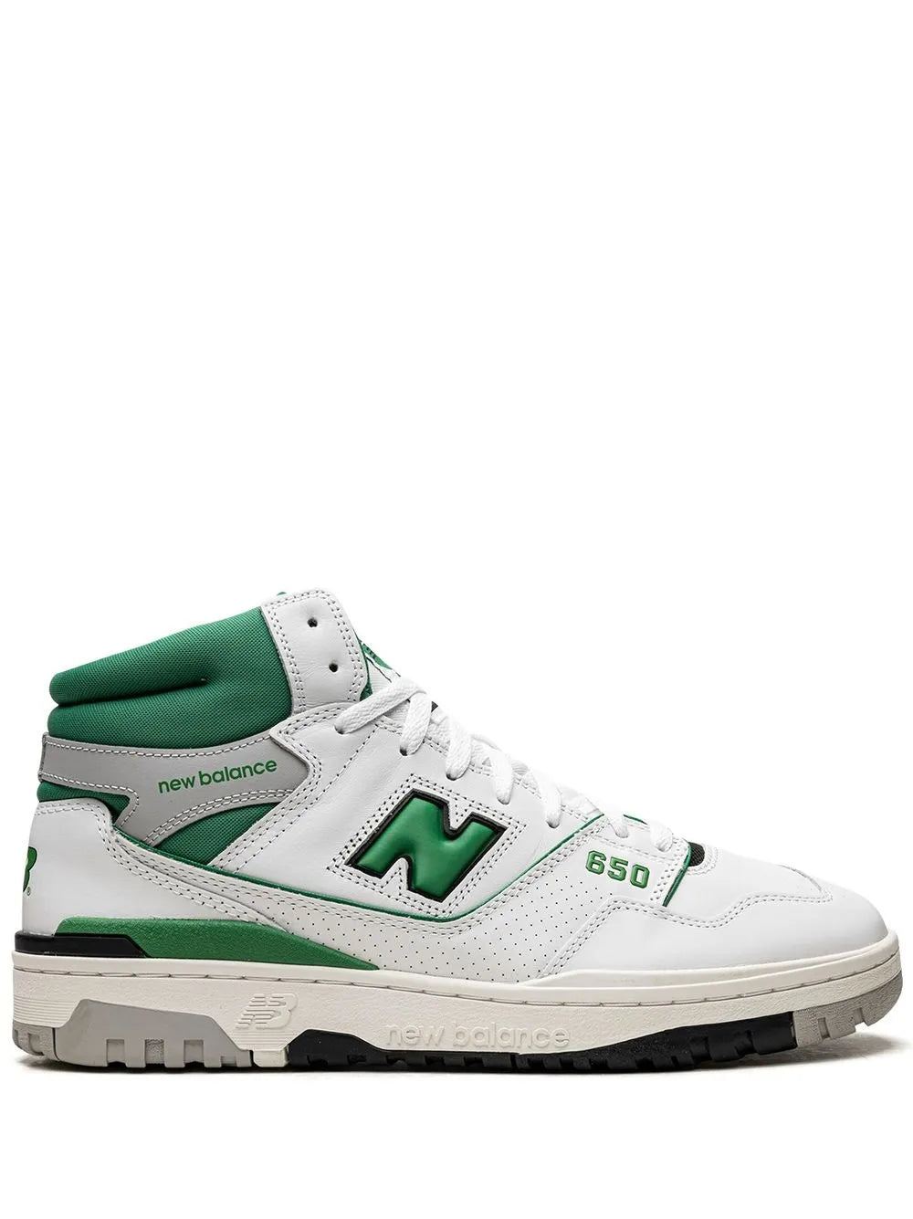 New Balance 650 White/Green Sneakers