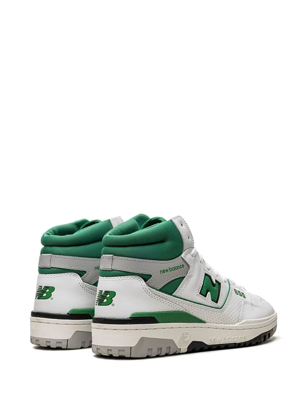 New Balance 650 White/Green Sneakers