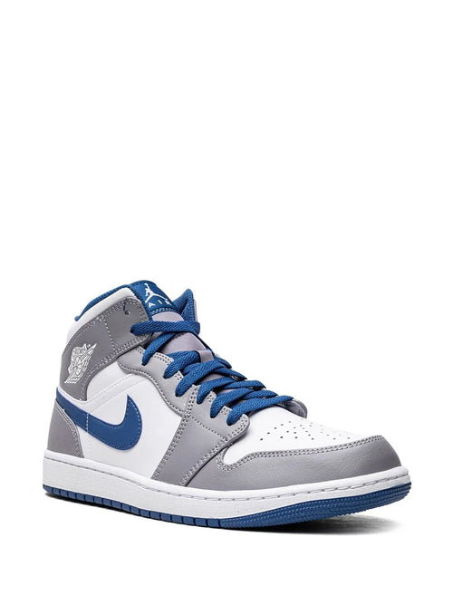 Air Jordan 1 Mid True Blue Sneakers