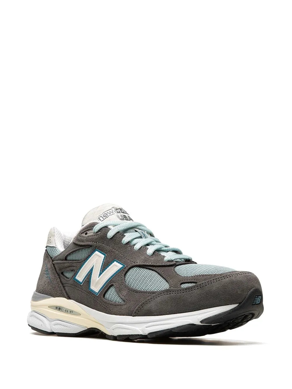 New Balance X Kith 990 V3 Steel Blue/Grey Sneakers
