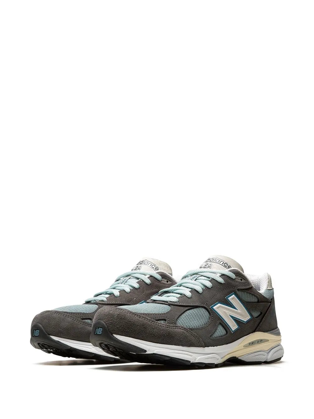 New Balance X Kith 990 V3 Steel Blue/Grey Sneakers