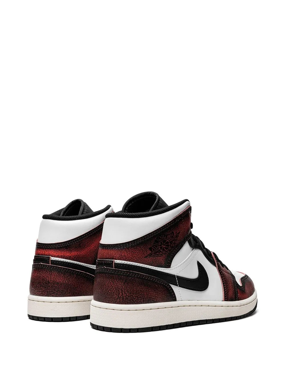 Air Jordan 1 Mid Se Wear-Away - Infrared Sneakers
