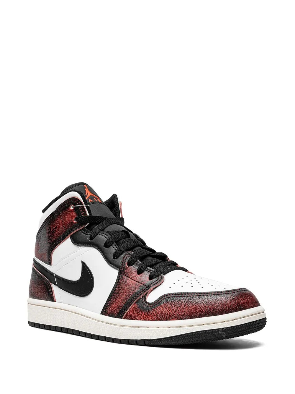 Air Jordan 1 Mid Se Wear-Away - Infrared Sneakers