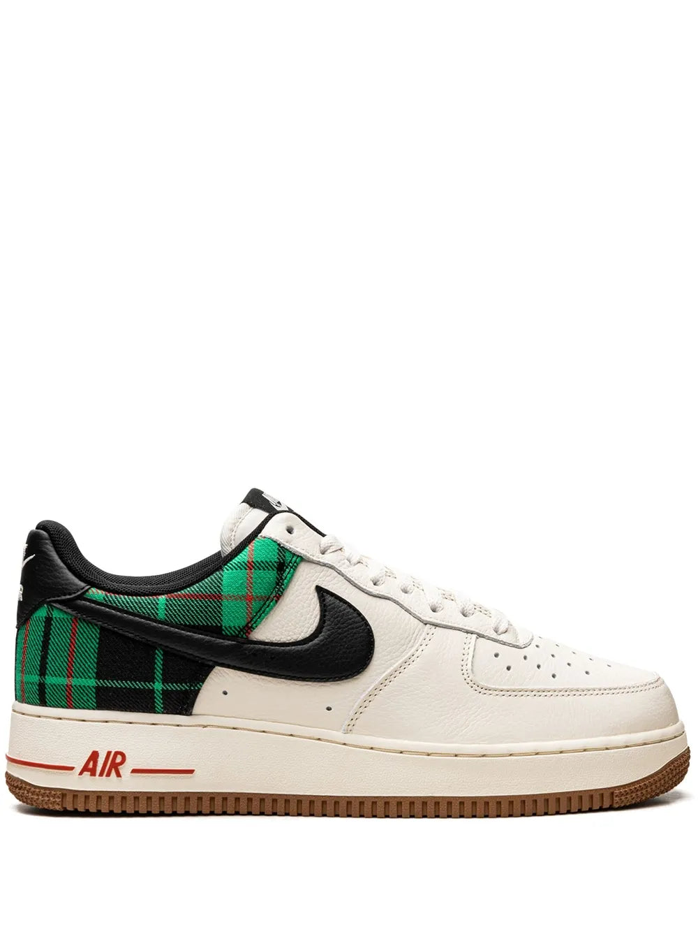 Nike Air Force 1 Low 07 Lx Plaid Pale Ivory Stadium Green Sneakers