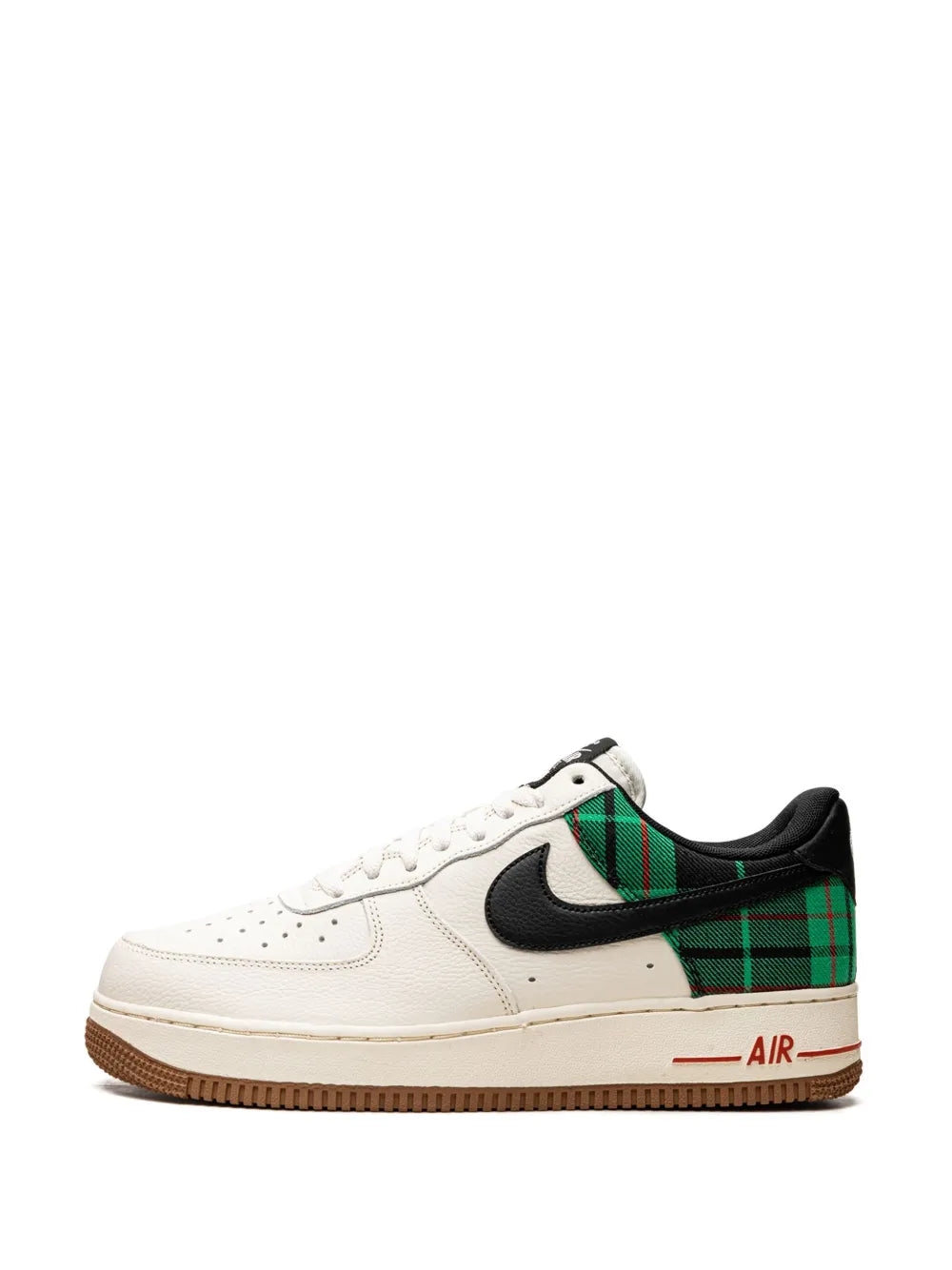 Nike Air Force 1 Low 07 Lx Plaid Pale Ivory Stadium Green Sneakers