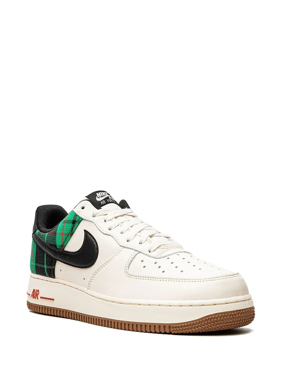 Nike Air Force 1 Low 07 Lx Plaid Pale Ivory Stadium Green Sneakers