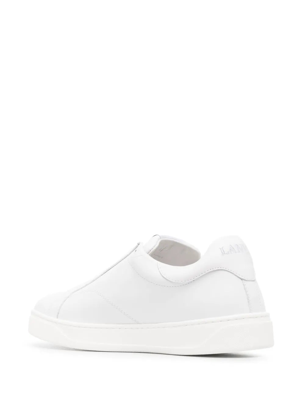 Lanvin Ddb0 Low-Top Leather Sneakers