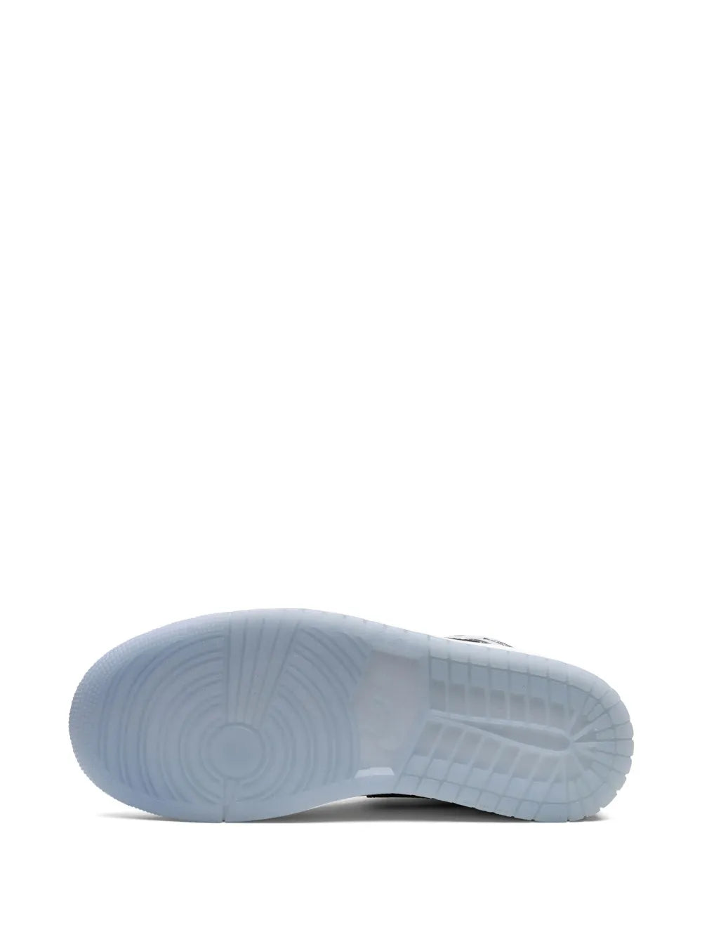 Air Jordan 1 Mid Se White/Ice Blue-Black Sneakers