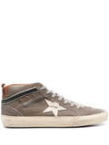 Golden Goose Mid Star Distressed-Effect Sneakers