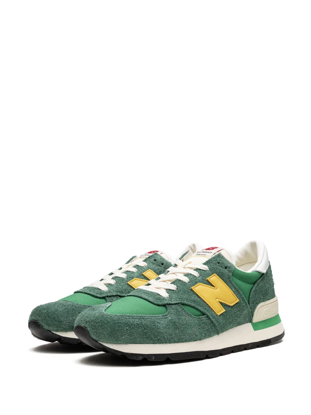 New Balance 990 V1 Green/Gold Sneakers