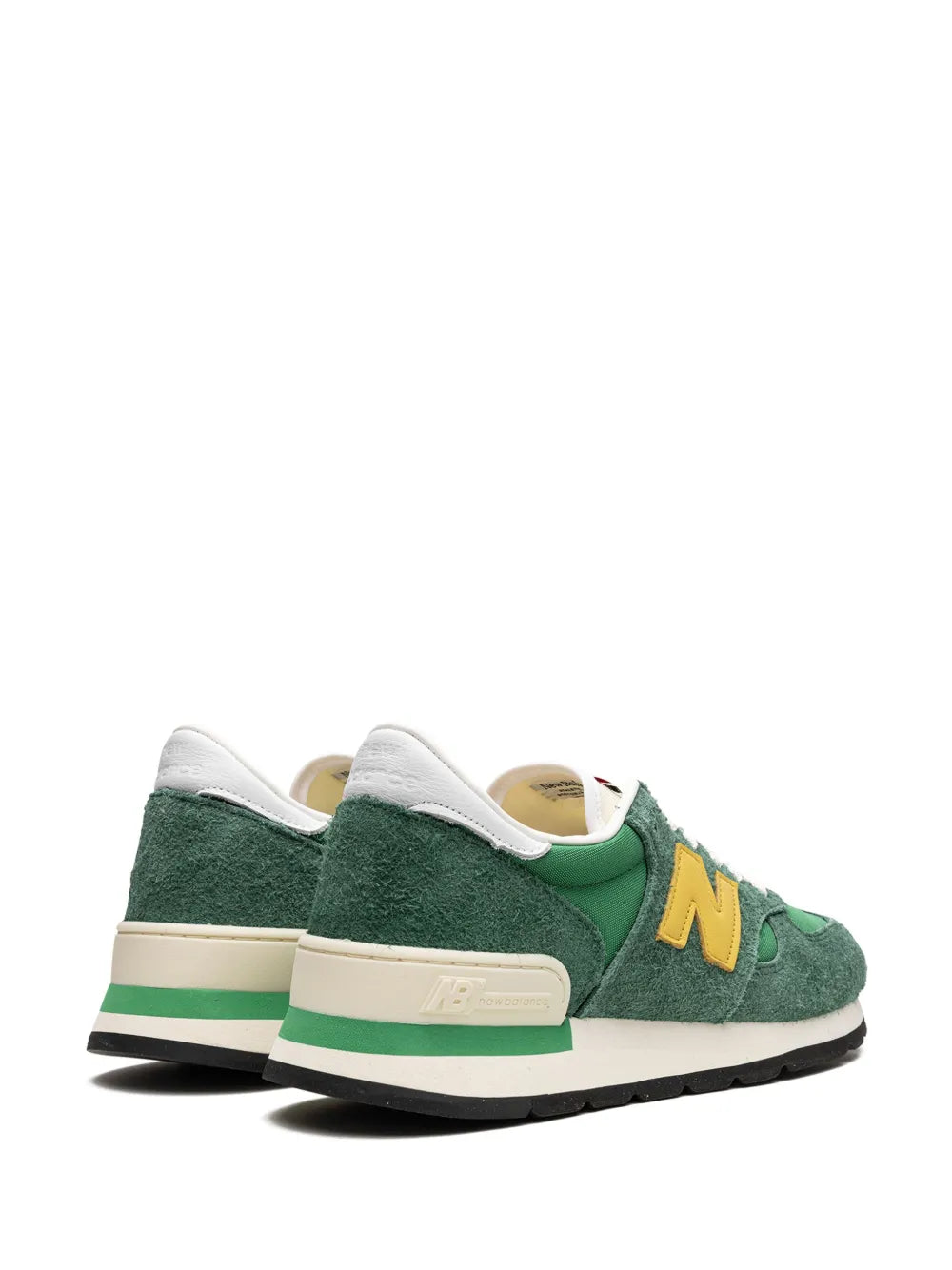 New Balance 990 V1 Green/Gold Sneakers