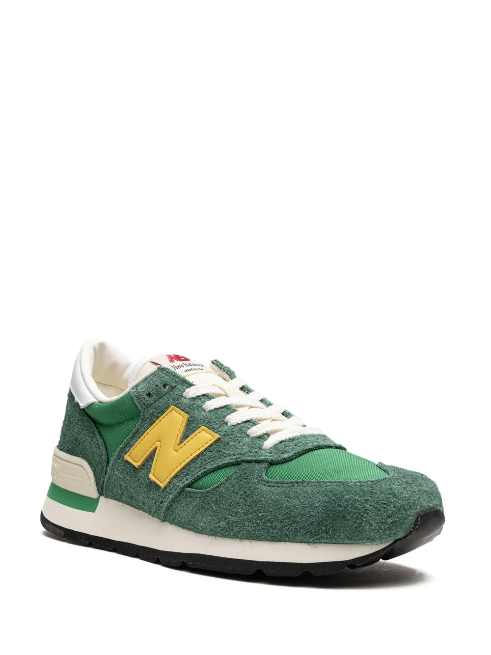 New Balance 990 V1 Green/Gold Sneakers
