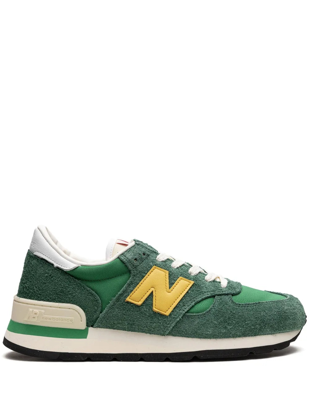New Balance 990 V1 Green/Gold Sneakers