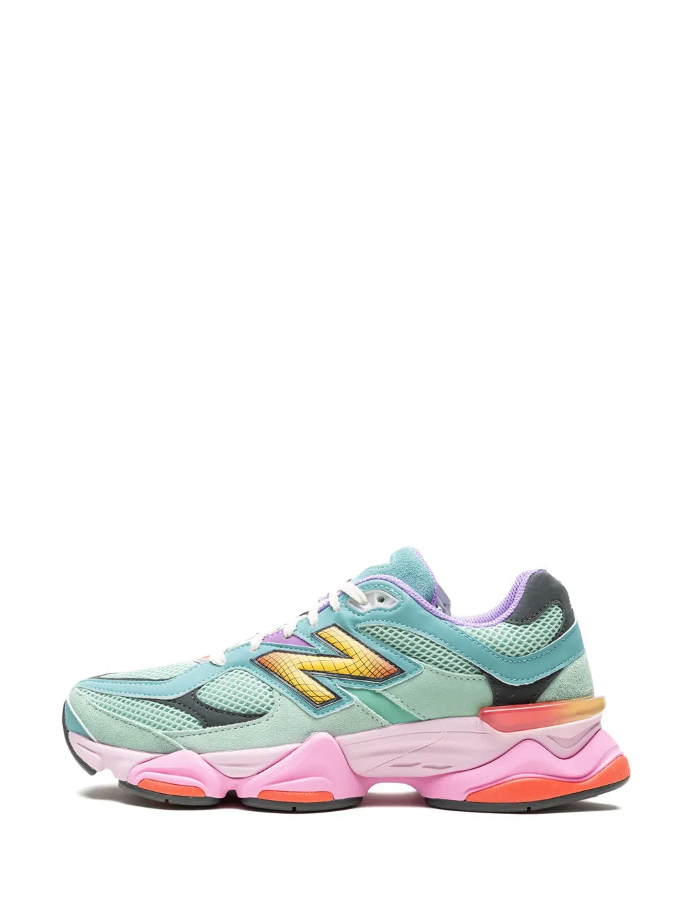 New Balance 9060 Sage Leaf/Neo Flame Sneakers