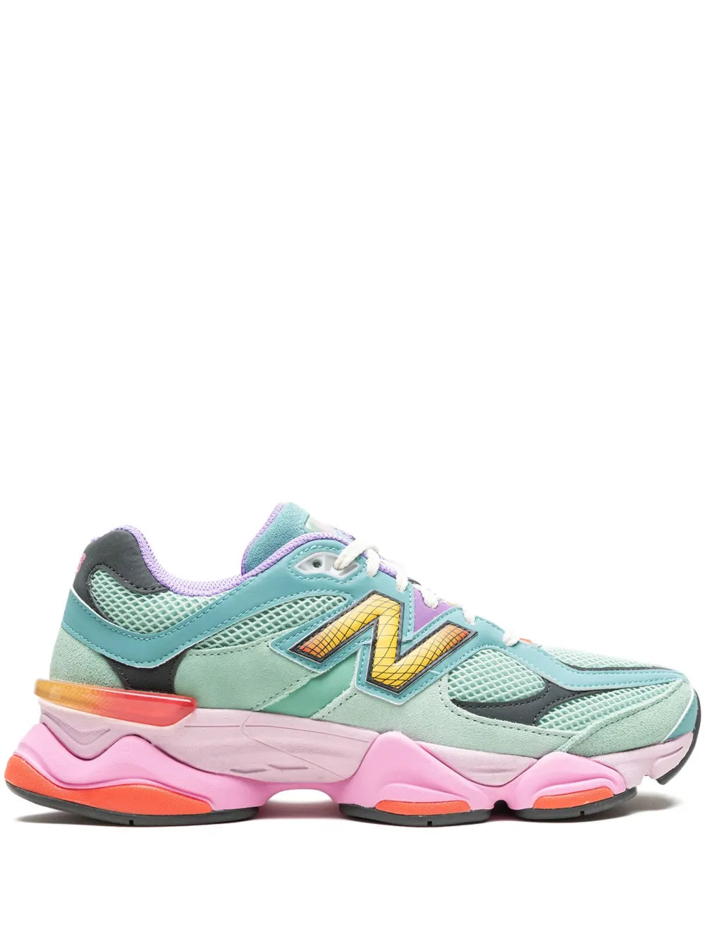 New Balance 9060 Sage Leaf/Neo Flame Sneakers