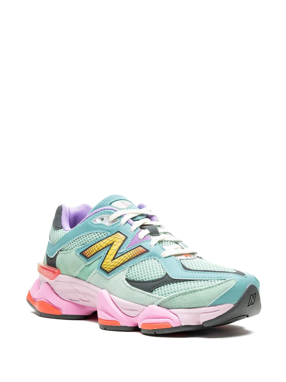 New Balance 9060 Sage Leaf/Neo Flame Sneakers