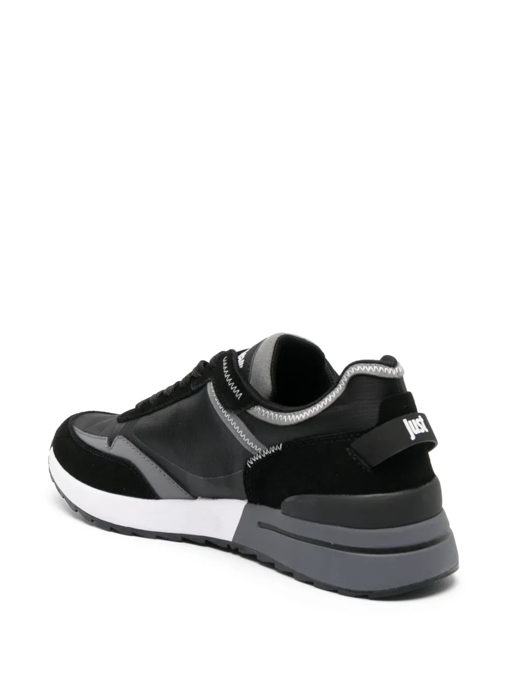 Just Cavalli Logo-Patch Panelled Sneakers