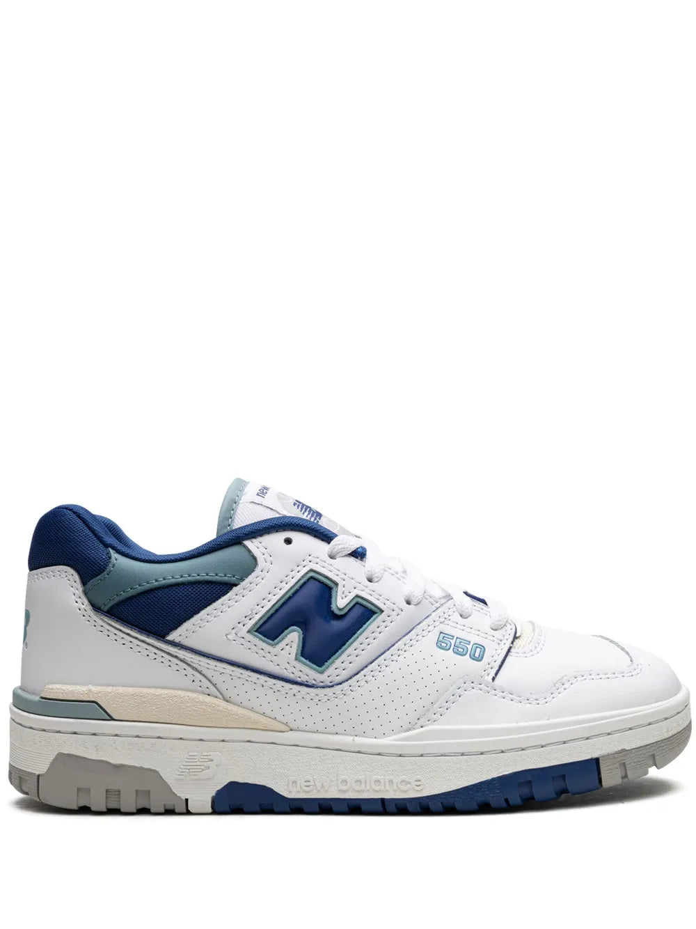 New Balance 550 White Blue Groove Sneakers