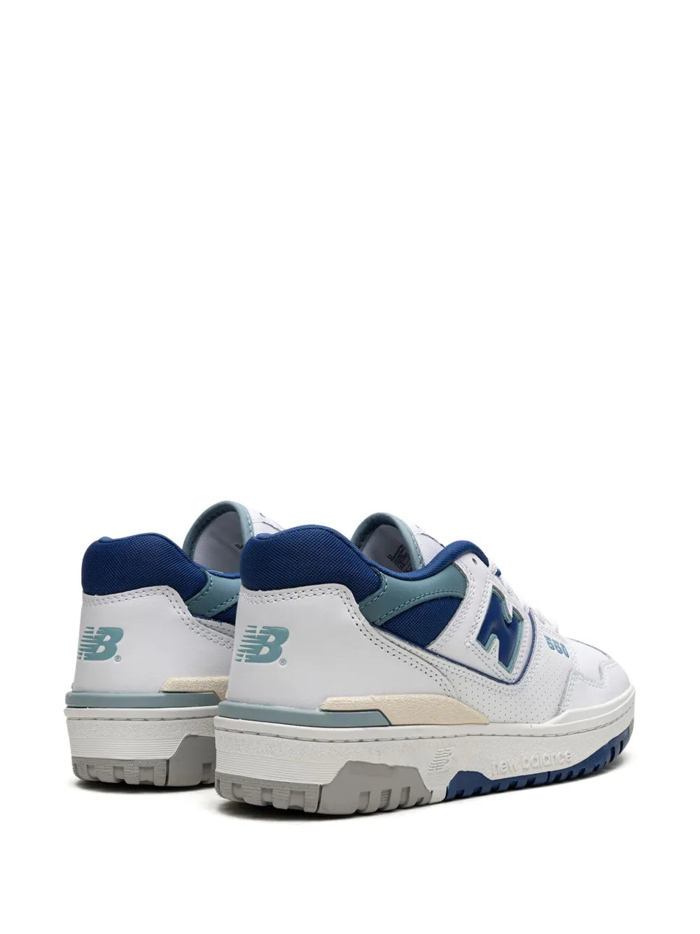 New Balance 550 White Blue Groove Sneakers