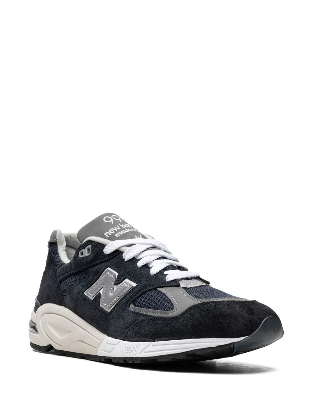 New Balance 990V2 Navy/White Sneakers