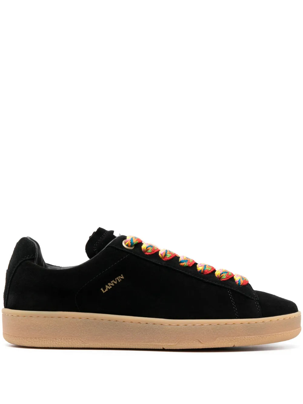 Lanvin Suede Low-Top Sneakers