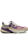 New Balance 990V6 Made In Usa - Macadamia Nut Magenta Sneakers